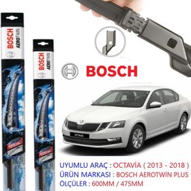 Bosch Aeroeco Skoda Octavia 2013-2017 Silecek Seti