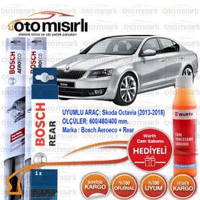 Bosch Aeroeco Skoda Octavia 2013-2018 Silecek Takımı