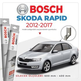 Bosch Aeroeco Skoda Rapid 2012 2017 Muz Silecek Takımı