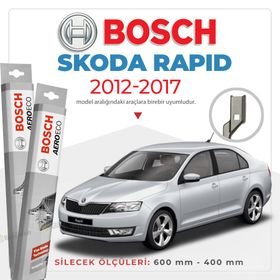 Bosch Aeroeco Skoda Rapid 2012 2017 Muz Silecek Takımı