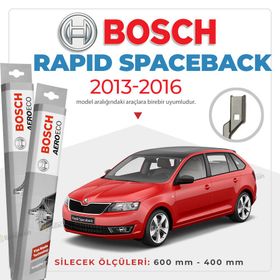 Bosch Aeroeco Skoda Rapid Spaceback 2013-2016 Muz Silecek Takımı