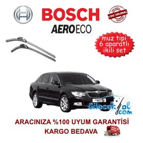 Bosch Aeroeco Skoda Superb 2009-2014 Muz Silecek Takımı