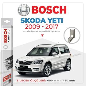 Bosch Aeroeco Skoda Yeti 2009-2017 Ön Muz Silecek Takımı