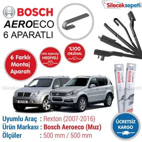 Bosch Aeroeco Ssangyong Rexton 2007-2016 Muz Silecek Takımı