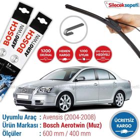 Bosch Aeroeco Toyota Avensis 2004-2008 Ön Muz Silecek Takımı