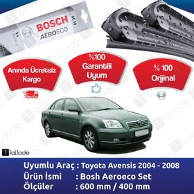 Bosch Aeroeco Toyota Avensis 2004-2008 Silecek Takımı