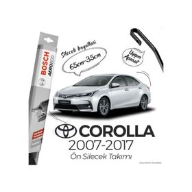 Bosch Aeroeco Toyota Corolla 2007-2017 Uyumlu Muz Silecek Takımı