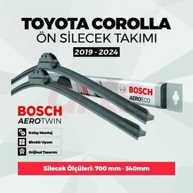 Bosch Aeroeco Toyota Corolla 2019-2024 Ön Silecek Takımı