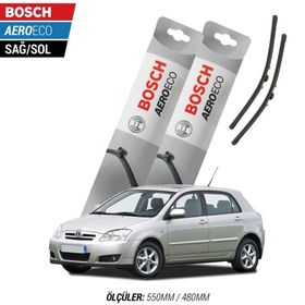 Bosch Aeroeco Toyota Corolla Hb 2002-2006 Silecek Takımı
