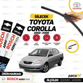 Bosch Aeroeco Toyota Corolla Sedan 2002-2006 Muz Silecek Takımı