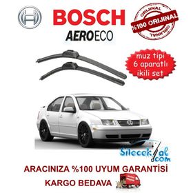 Bosch Aeroeco Volkswagen Bora 2003-2006 Muz Silecek Takımı