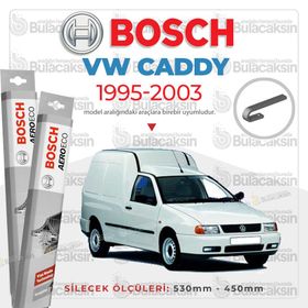 Bosch Aeroeco Volkswagen Caddy 1995-2003 Muz Silecek Takımı