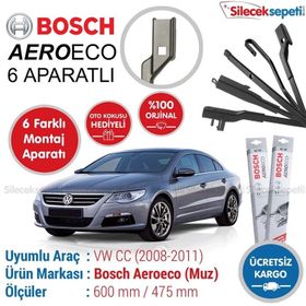 Bosch Aeroeco Volkswagen CC 2008-2011 Muz Silecek Takımı