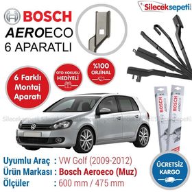 Bosch Aeroeco Volkswagen Golf 6 2009-2012 Muz Silecek