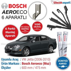 Bosch Aeroeco Volkswagen Jetta 2006-2010 Muz Silecek