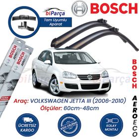 Bosch Aeroeco Volkswagen Jetta 3 2006-2010 Muz Silecek Takımı