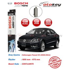 Bosch Aeroeco Volkswagen Passat CC 2008-2011 Muz Silecek Takımı