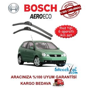 Bosch Aeroeco Volkswagen Polo 2003-2005 Muz Silecek Takımı