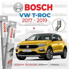 Bosch Aeroeco Volkswagen T-ROC 2017-2019 Ön Muz Silecek Takımı