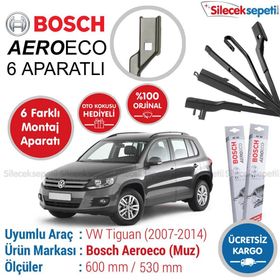 Bosch Aeroeco Volkswagen Tiguan 2007-2014 Muz Silecek Takımı