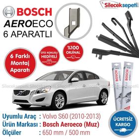 Bosch Aeroeco Volvo S60 2010-2013 Muz Silecek Takımı