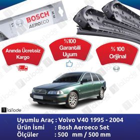 Bosch Aeroeco Volvo V40 1995-2004 Silecek Takımı