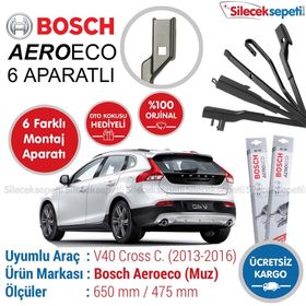 Bosch Aeroeco Volvo V40 Cross Country 2013-2016 Muz Silecek