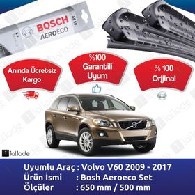 Bosch Aeroeco Volvo Xc60 2009-2017 Muz Silecek Takımı