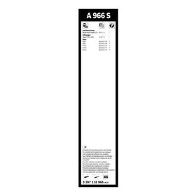 Bosch Aerotwin 600 530 mm Silecek Seti