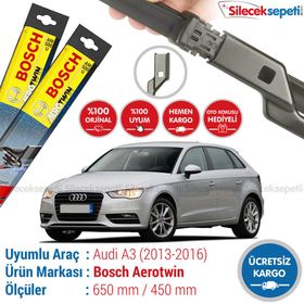 Bosch Aerotwin A863S Audi A3 2013-2017 Silecek Takımı