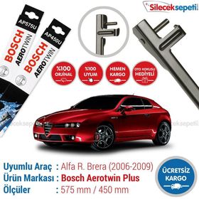 Bosch Aerotwin Alfa Romeo Brera 2006-2009 Silecek Takımı