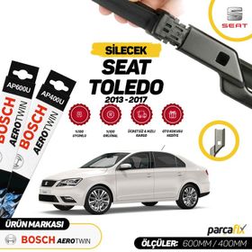 Bosch Aerotwin AP600U+AP400U Seat Toledo 2013-2017 Muz Tipi Ön Silecek Takımı
