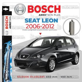 Bosch Aerotwin AP650U+AP650U Seat Leon 2006-2012 Muz Tipi Ön Silecek Takımı