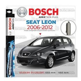 Bosch Aerotwin AP650U+AP650U Seat Leon 2006-2012 Muz Tipi Ön Silecek Takımı
