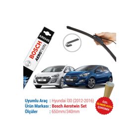 Bosch Aerotwin AR654S Hyundai I30 2012-2016 Muz Tipi Ön Silecek Takımı