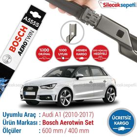 Bosch Aerotwin Audi A1 2010-2017 Silecek Takımı