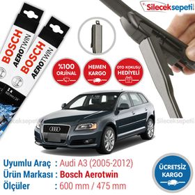 Bosch Aerotwin Audi A3 2005-2012 Silecek Takımı