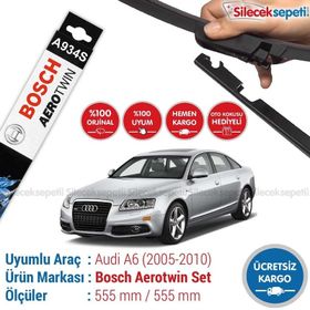 Bosch Aerotwin Audi A6 2005-2010 Silecek Takımı