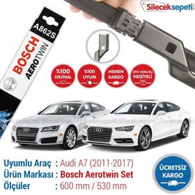 Bosch Aerotwin Audi A7 2011-2017 A862S Silecek Takımı