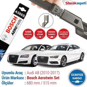 Bosch Aerotwin Audi A8 2010-2017 A586S Silecek Takımı