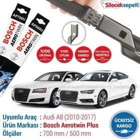 Bosch Aerotwin Audi A8 2010-2017 Silecek Takımı