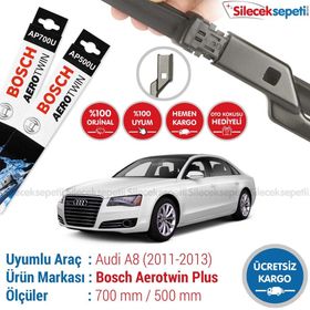 Bosch Aerotwin Audi A8 2011-2013 Silecek Takımı