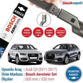Bosch Aerotwin Audi Q3 2011-2017 A862S Silecek Takımı