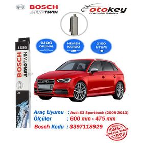 Bosch Aerotwin Audi S3 Sportback 2008-2013 Silecek Takımı