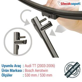Bosch Aerotwin Audi TT 2003-2006 Silecek Takımı