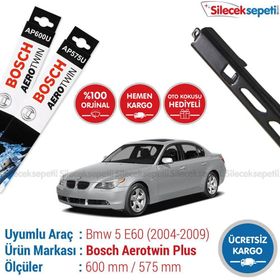 Bosch Aerotwin BMW E60 2004-2009 Silecek Takımı