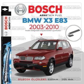 Bosch Aerotwin BMW X3 E83 2003-2010 Ön Muz Silecek Takımı