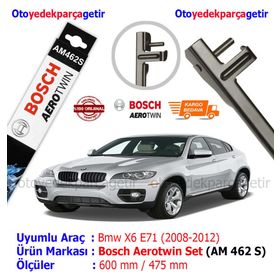 Bosch Aerotwin Bmw X6 E71 2008-2012 Muz Silecek Takımı