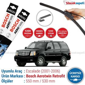 Bosch Aerotwin Cadillac Escalade 2001-2006 Silecek Seti