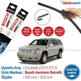 Bosch Aerotwin Cadillac Escalade 2010-2013 Silecek Seti